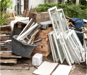 Pile of junk to be removed