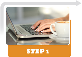 Woman using a laptop