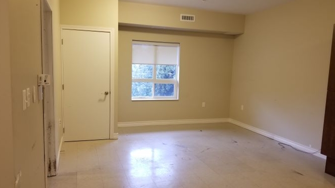 A clean room inside a home