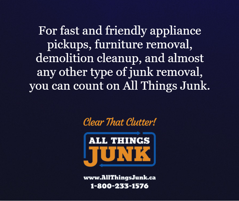 Appliance, Furniture, Junk Removal By All Things Junk